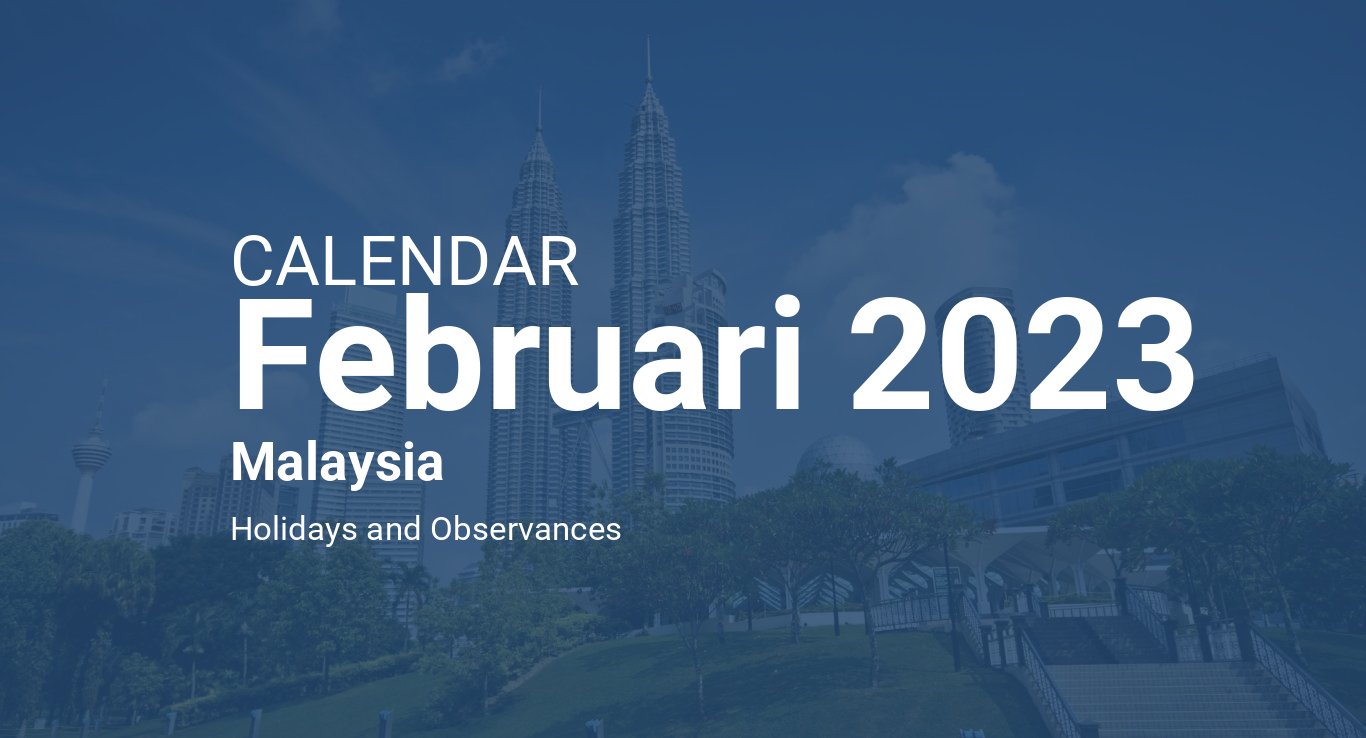 February 2023 Calendar Malaysia